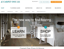 Tablet Screenshot of carpetonefloornmooreathens.com